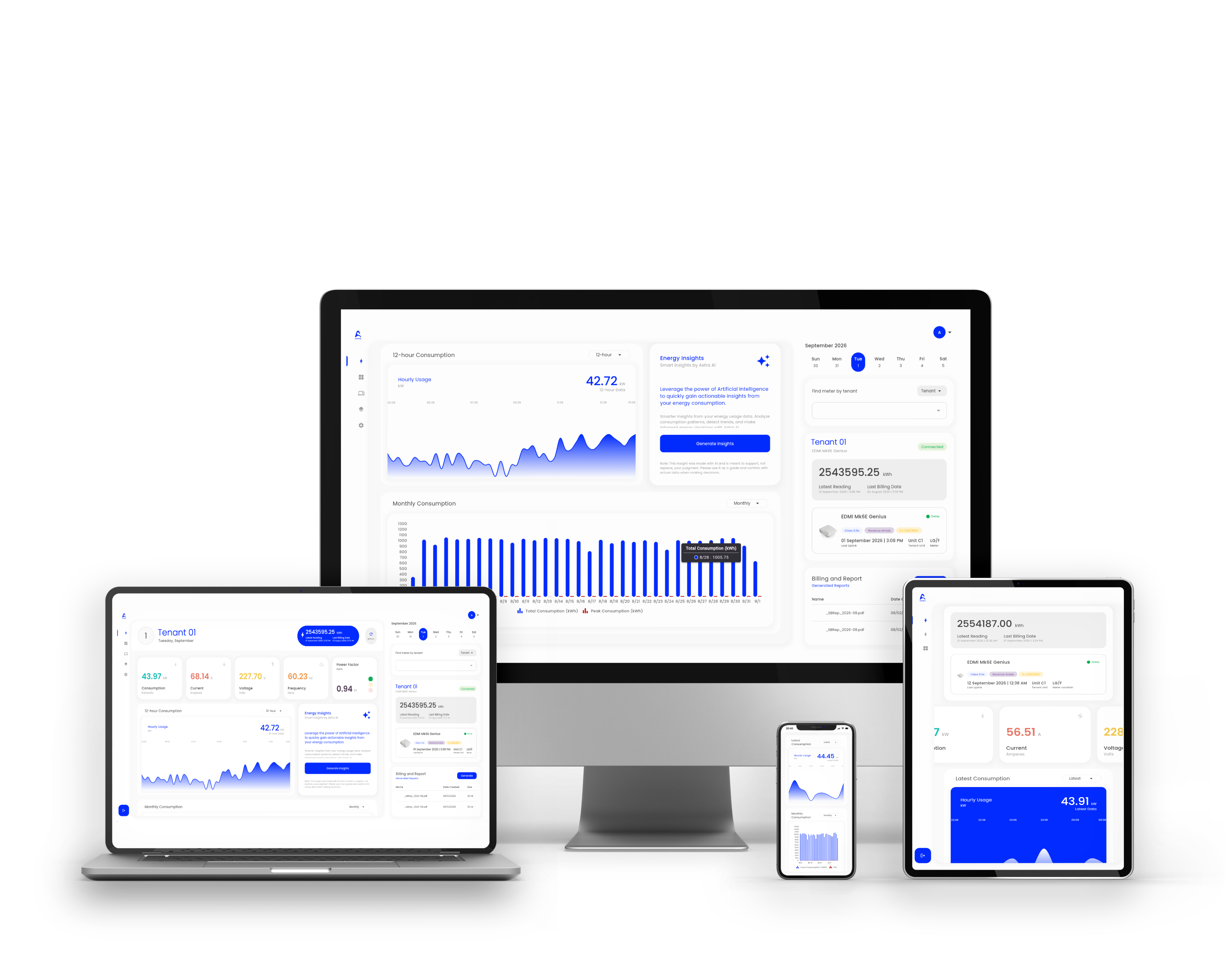 ASTRA AI dashboard
